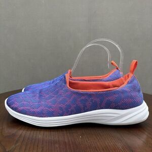 Vionic Hydra‎ Shoes Women's  Size 8.5 Purple Orange Mesh Comfort Slip On Sneaker